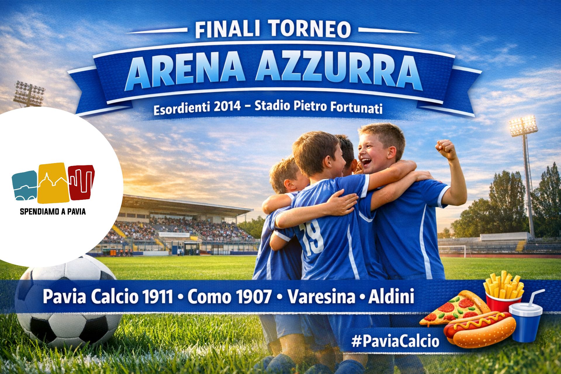 Arena Azzurra, il grande giorno degli Esordienti 2014: al Fortunati le finali con Pavia, Como, Varesina e Aldini