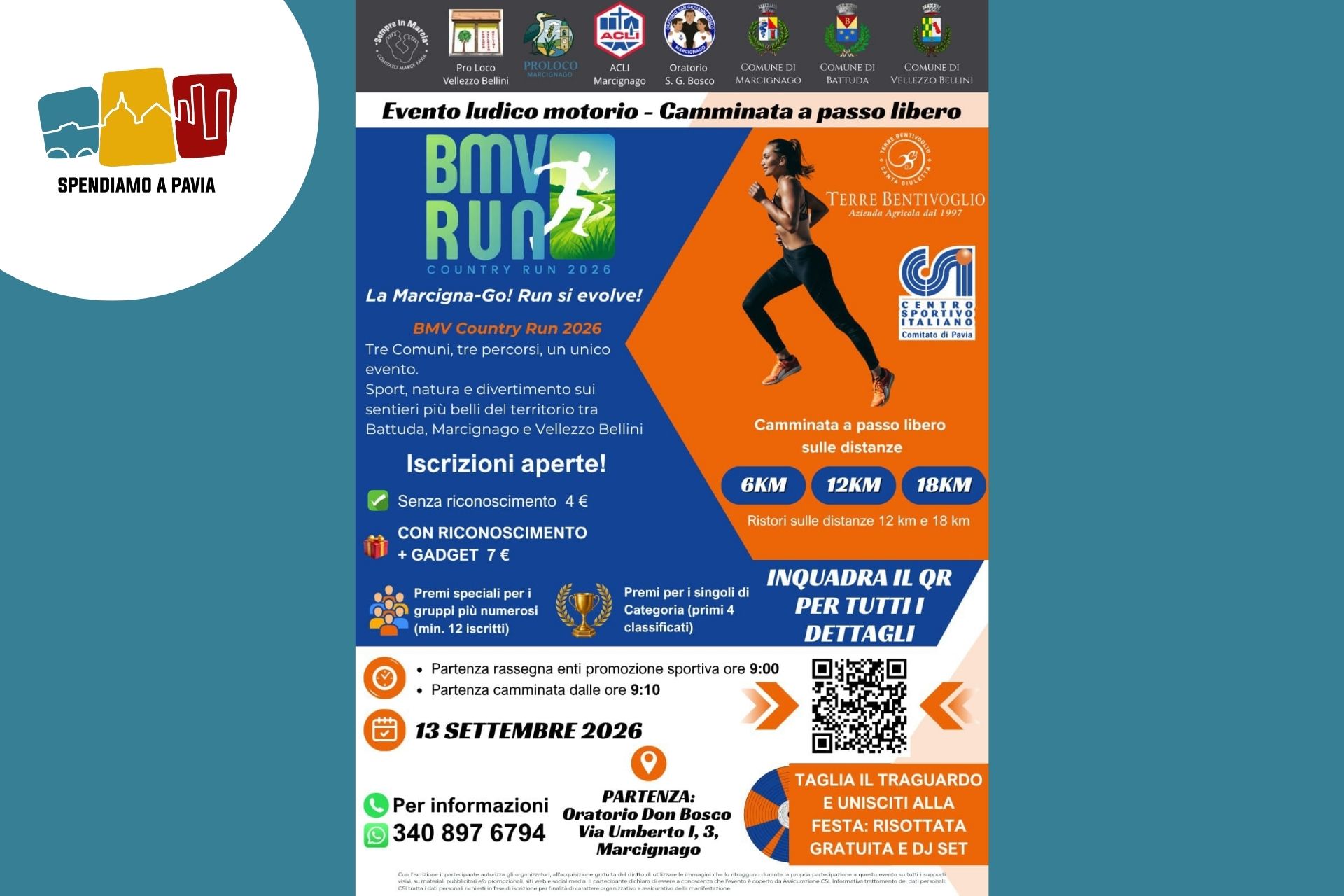 BMV Country Run 2026: sport, natura e divertimento sui sentieri del territorio
