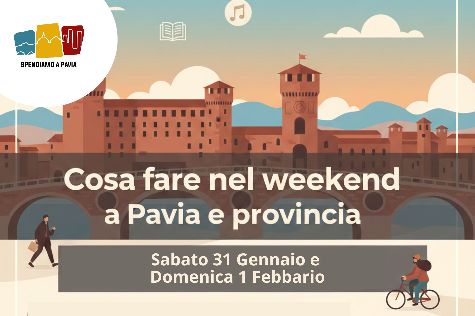 Cosa fare a Pavia e provincia nel weekend: eventi del 31 gennaio e 1 febbraio