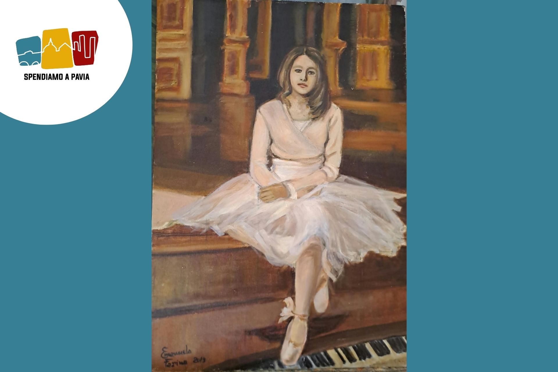 Emanuela Farina dalla passione autodidatta alla pittura: il percorso artistico di un’artista cremonese a Pavia