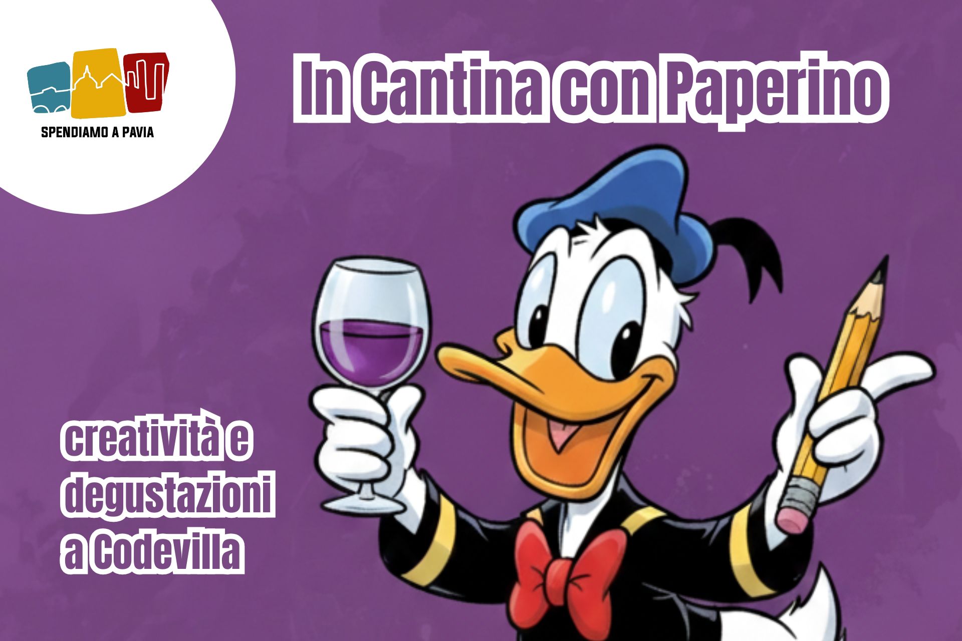 In Cantina con Paperino: creatività e degustazioni a Codevilla