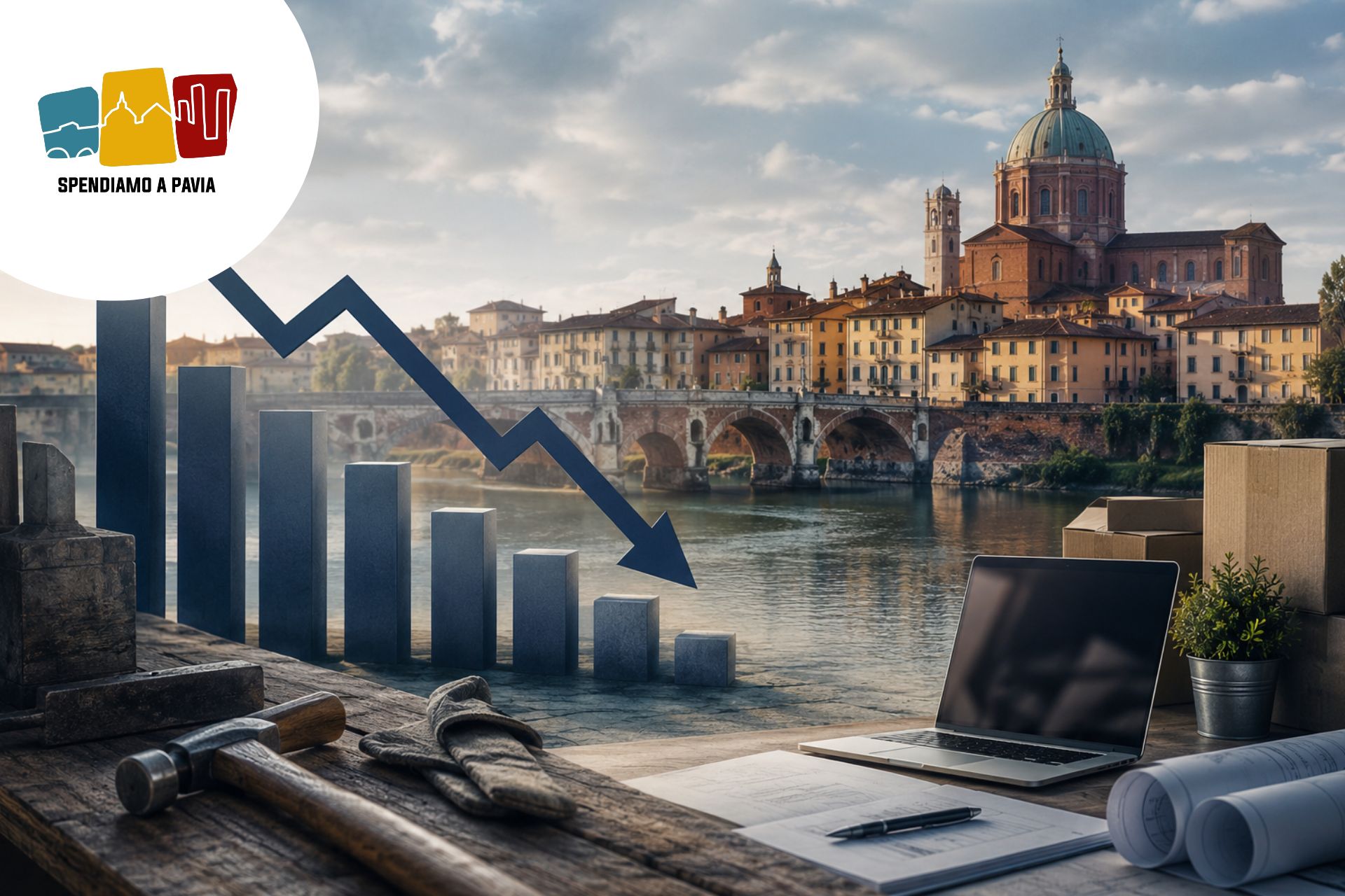 Pavia perde imprese nel 2026: artigianato in difficoltà, tengono i servizi innovativi
