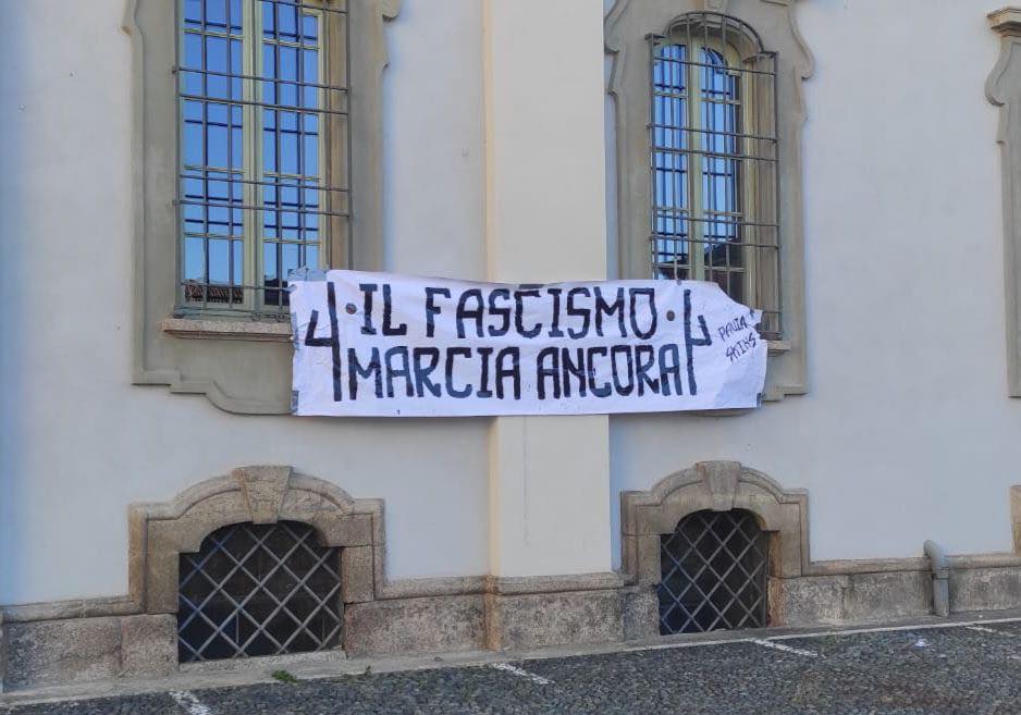 Provocazione al Palazzo Mezzabarba il 25 aprile. Il Sindaco Lissia: "Chi offende la Resistenza offende la nostra libertà"