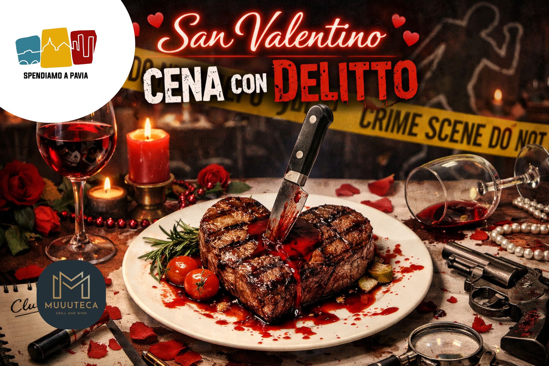 San Valentino a Pavia tra mistero e dolcezza: il weekend "da brivido" (e di gusto) di Muuuteca