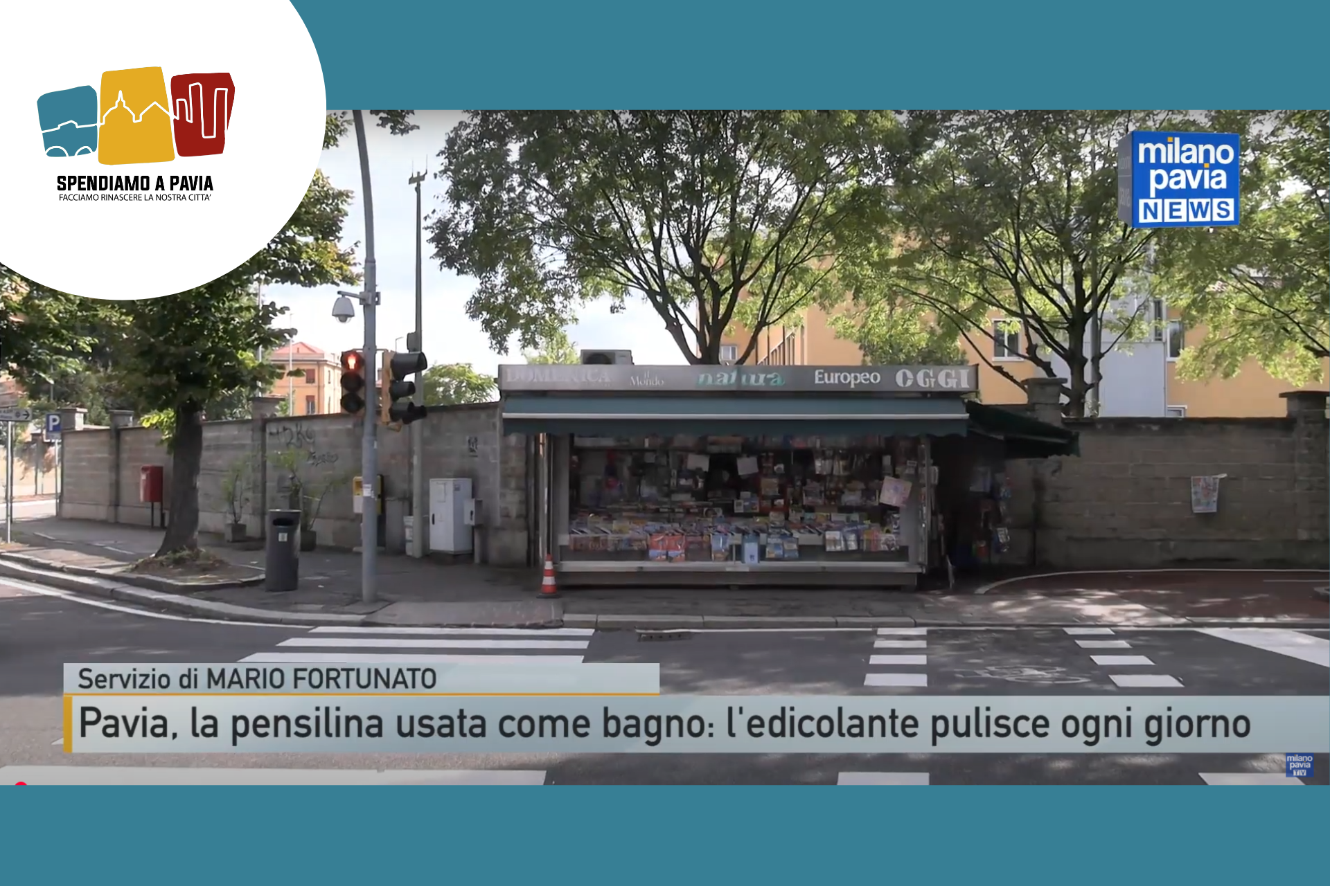 Special Video : Via Taramelli, degrado e vandalismi: edicola nel mirino