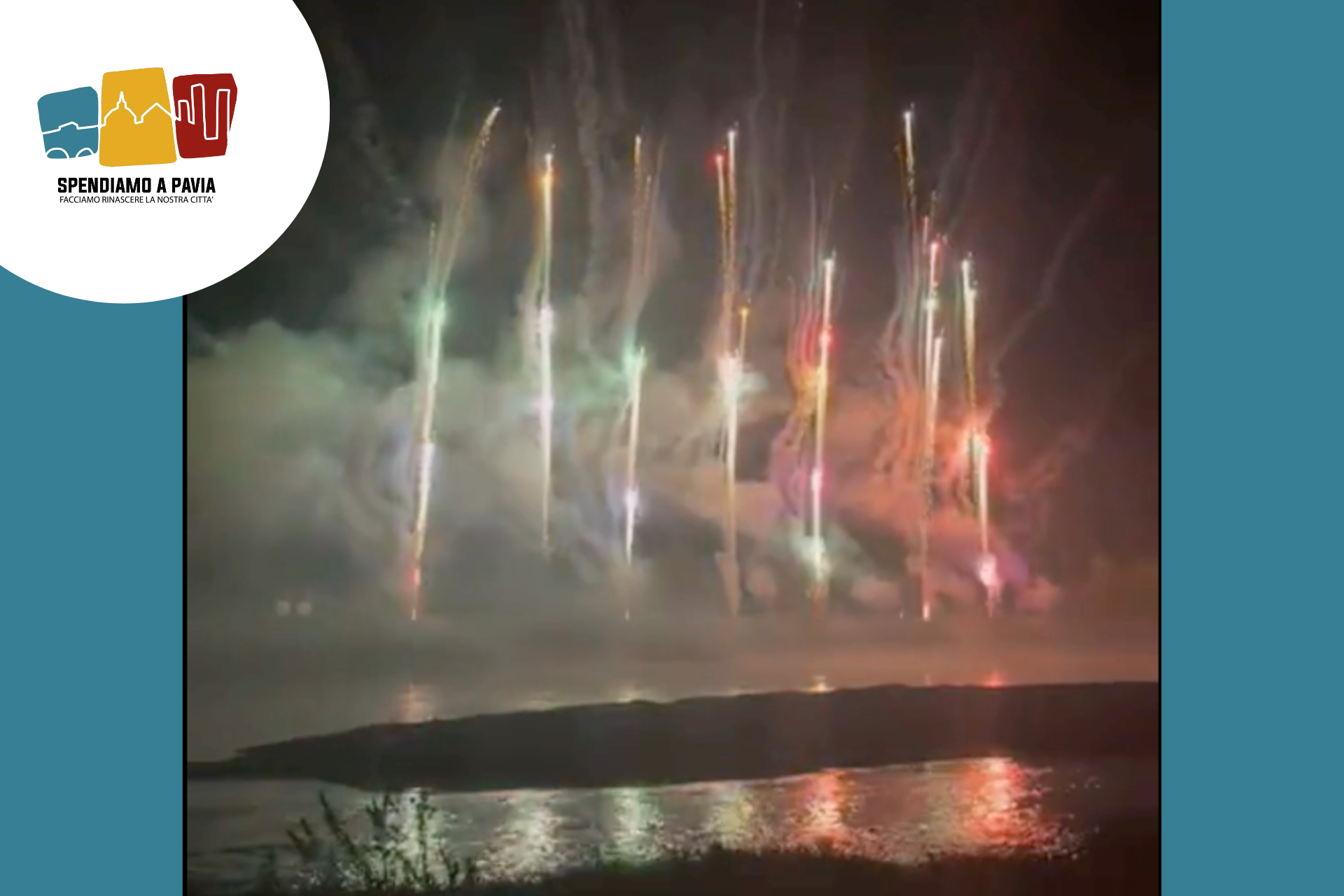 Special Video : Pavia si illumina: la festa del Ticino porta un po’ di gioia con i fuochi d’artificio