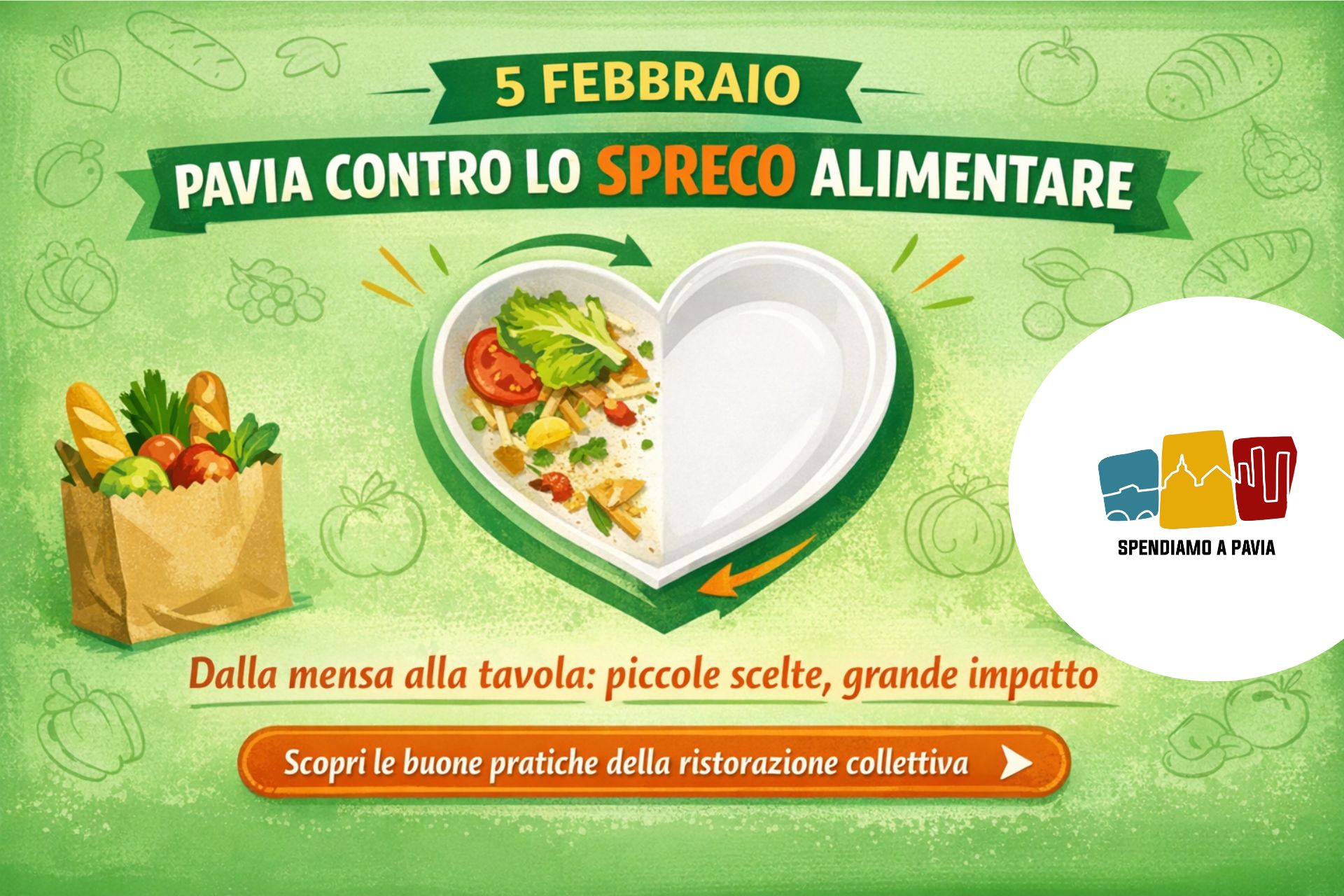 Spreco alimentare, Pavia reagisce: mense e scuole cambiano rotta