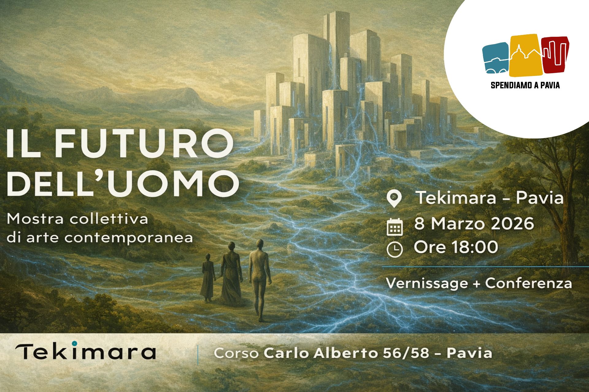 Tekimara festeggia un anno: a Pavia la mostra “Il Futuro dell’Uomo”