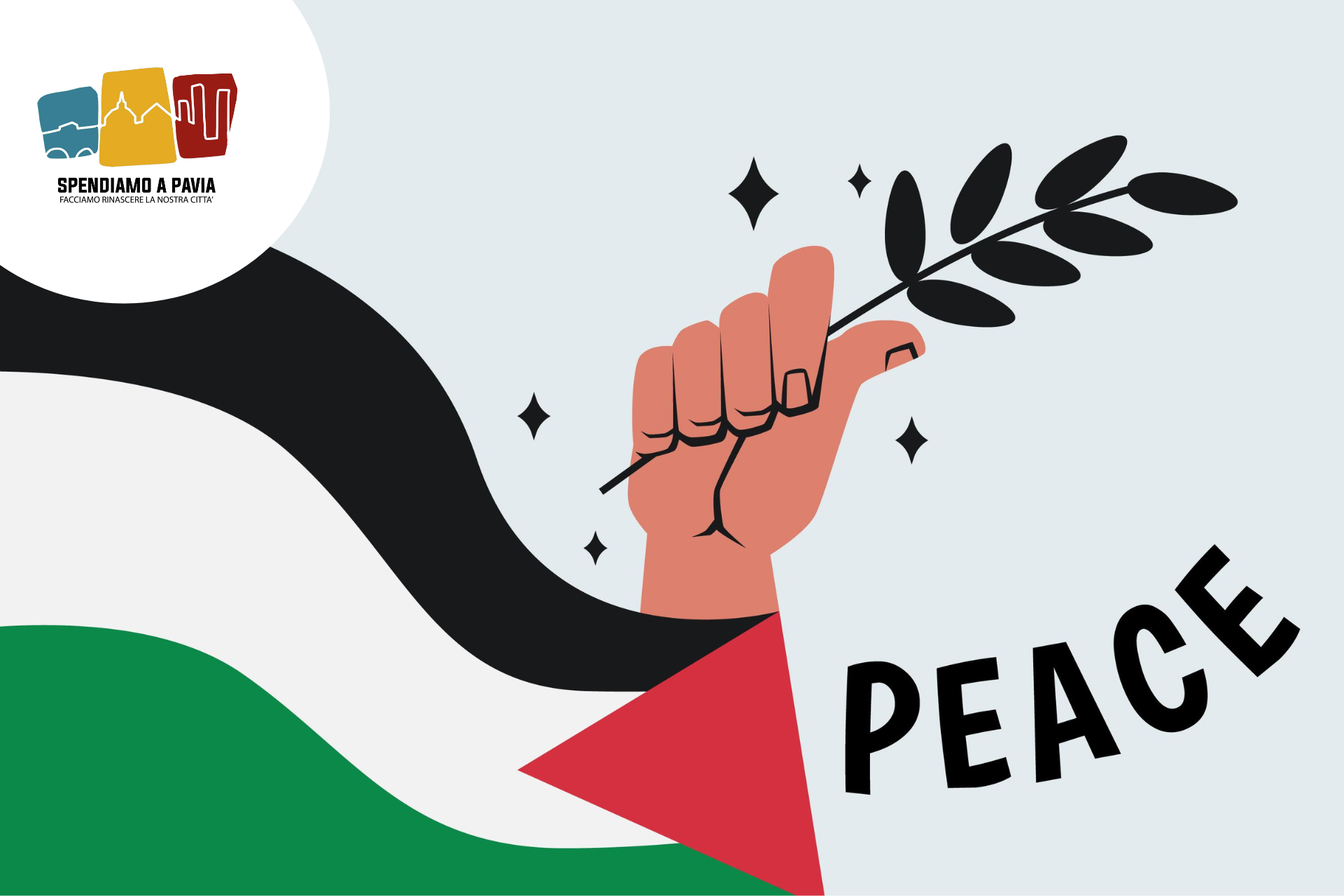 Vetrina simbolo in centro: «Questo negozio condanna il genocidio a Gaza»