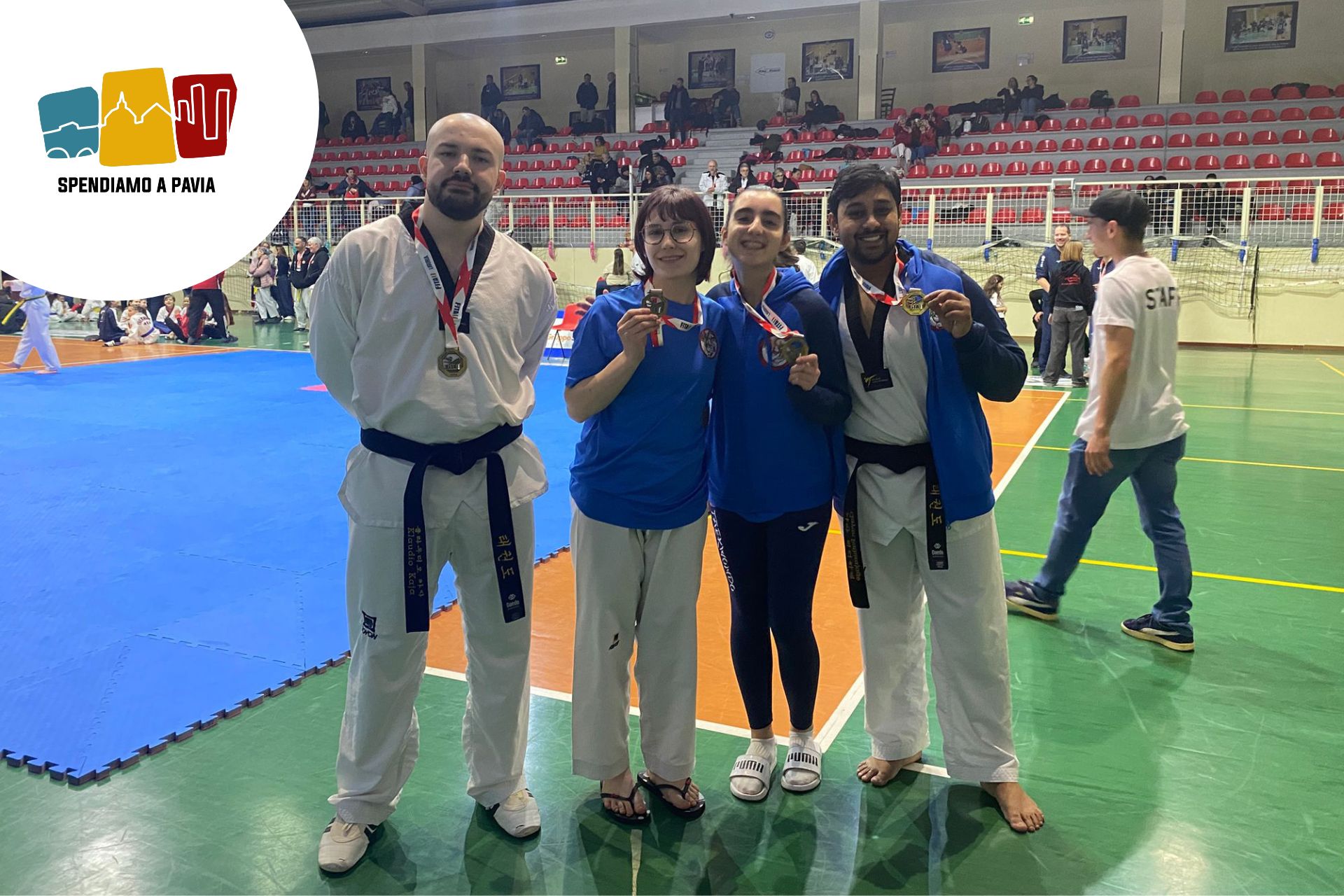 Taekwondo, il Centro Arti Marziali Pavia conquista 8 medaglie agli Interregionali di Genova