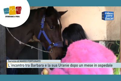 Barbara Noto riabbraccia Uranie: l’incontro emozionante alla Maugeri