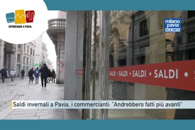 Saldi invernali a Pavia: primi clienti e ottimismo nel centro storico
