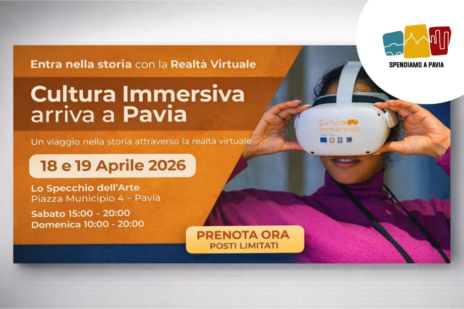 Cultura immersiva arriva a Pavia: la storia prende vita con la realtà virtuale